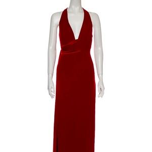 Red Evening Gown - Floor Length